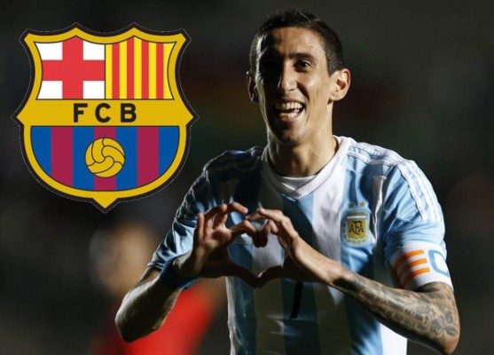 Colocan a Ángel Di María en el Barcelona