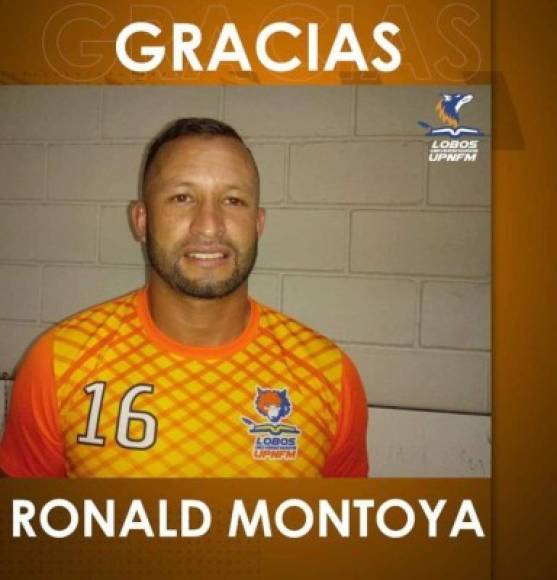 LA UPN anunció una barrida de cara a la próxima campaña. Son varios los futbolistas que se marchan del equipo y uno de las bajas es Ronald Montoya.