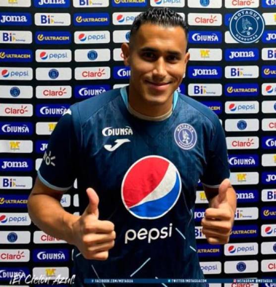 El Motagua también anunció el fichaje del defensa central Óscar García, otro jugador procedente del Real de Minas y donde destacó.