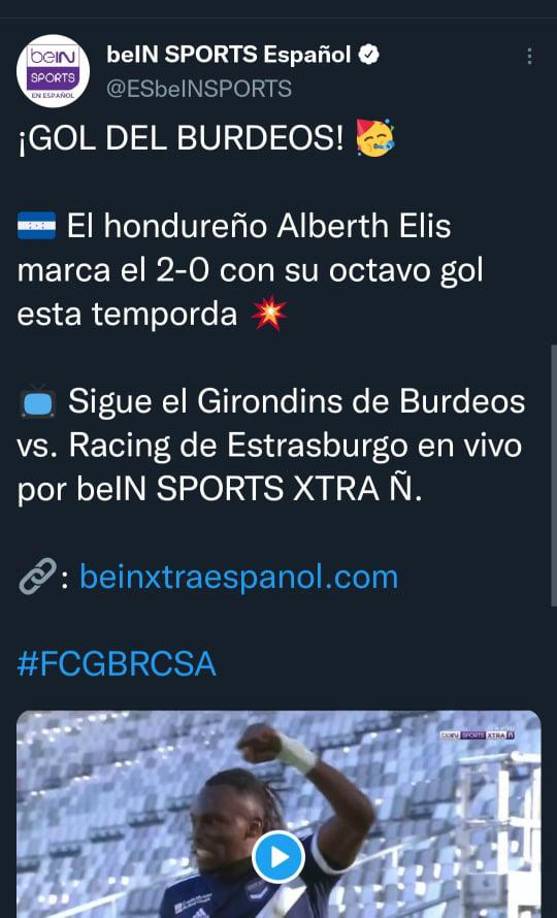 El gol de Alberth Elis fue destacado por diferentes medios internacionales.