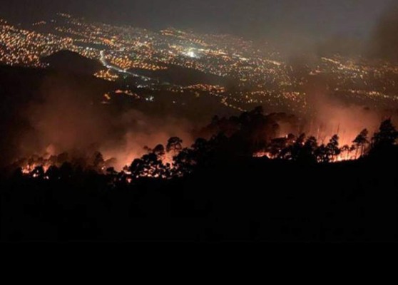 Con incendio en El Hatillo van 98 solo en Tegucigalpa
