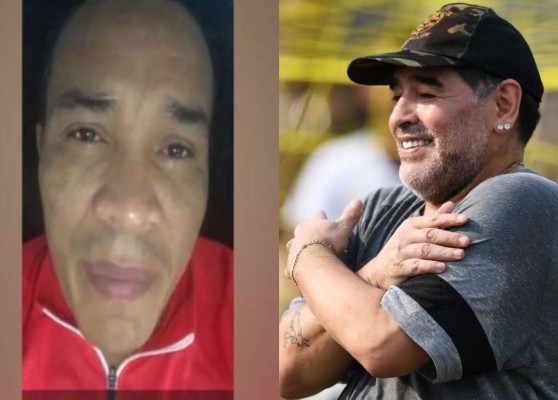 Video: Rambo de León no se pudo contener y rompió en llanto al hablar de Maradona