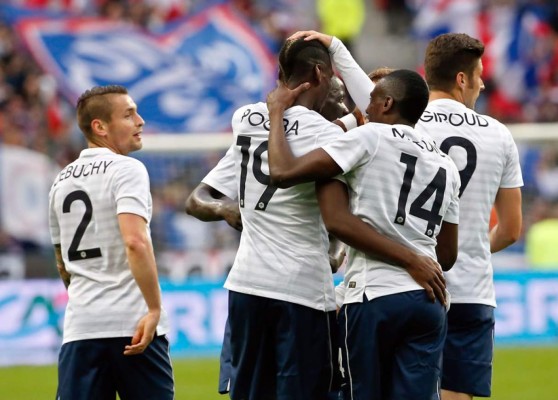 Francia exhibe su pegada goleando en amistoso a Noruega