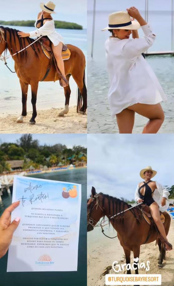 Cabe mencionar que, Milagro Flores, durante su paseo en el Roa Fest fue halagada por su destacado trabajo y la cadena hotelera donde se hospedó le brindó una coordial y amable bienvenida. 