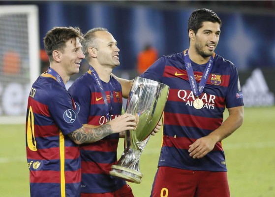 En imágenes Barça campeón de la Supercopa Uefa