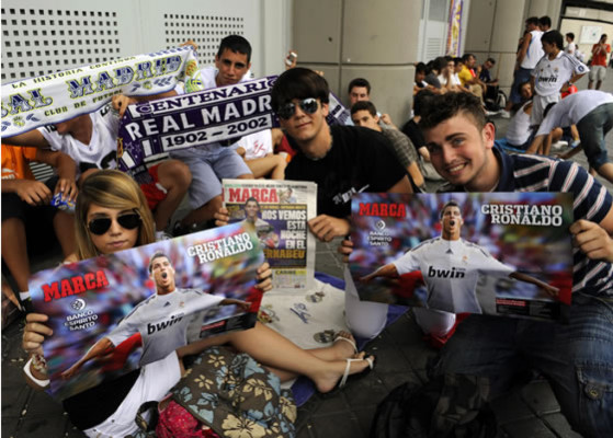 Histórica presentación de Cristiano Ronaldo