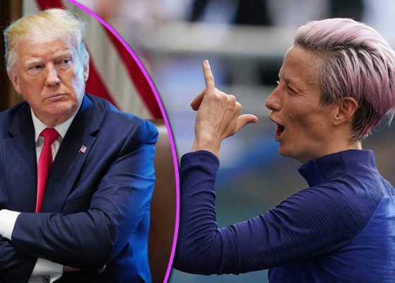 Donald Trump ataca a futbolista Megan Rapinoe por rechazar ir a la Casa Blanca
