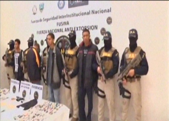FNA captura a cuatro extorsionadores en Tegucigalpa