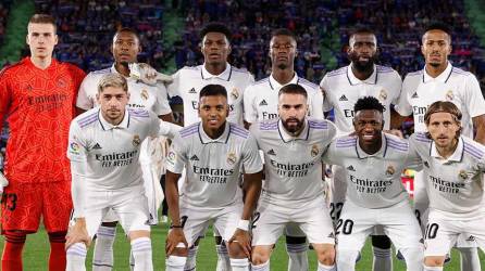 El 11 titular del Real Madrid que venció 1-0 al Getafe.