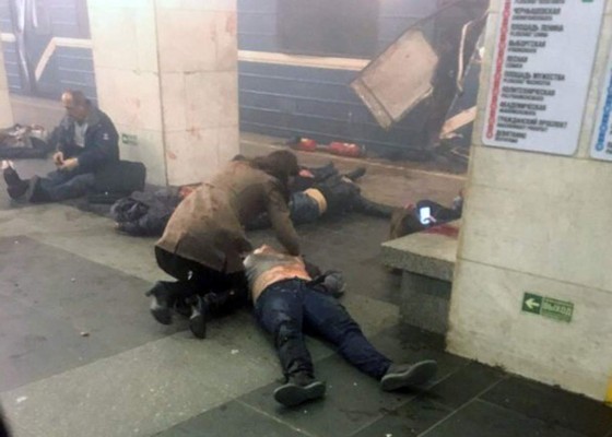 Hallan cuerpo desmembrado del kamikaze en metro de Rusia