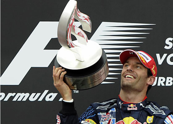 Mark Webber sorprende en el GP de Alemania