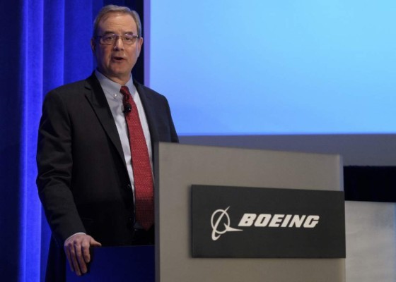 RENTON, WA - MARCH 27: Vice President of Product Strategy Mike Sinnett briefs members of media the Customer Experience Center on March 27, 2019 in Renton, Washington. In the wake of two 737 MAX 8 airliner crashes the company was holding meetings to update those in the aviation industry on software updates and additional pilot training. Stephen Brashear/Getty Images/AFP
