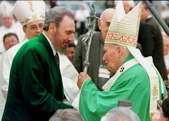 Fidel Castro, un imán internacional captado en imágenes