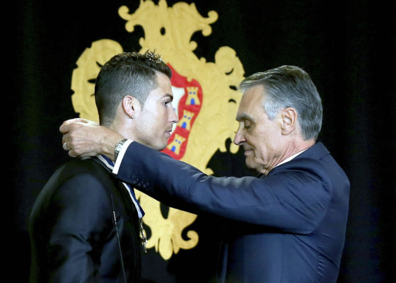 Portugal homenajea a Cristiano Ronaldo por ser 'un símbolo del país'
