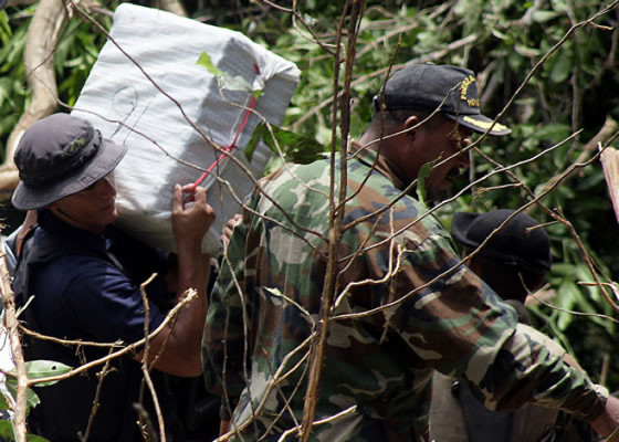 Honduras: Queman la droga en Utila