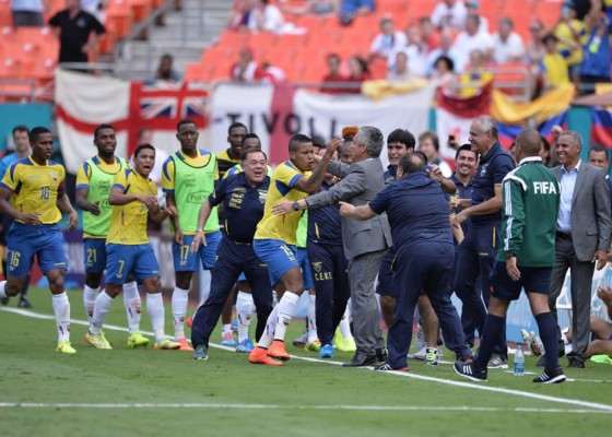 Inglaterra y Ecuador empataron en amistoso premundialista