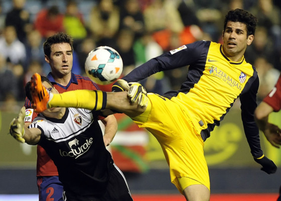 Osasuna le dio un duro golpe a Atlético de Madrid