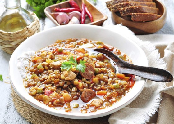 Cómo preparar sopa de lentejas