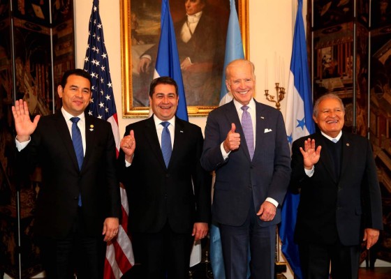 Joe Biden insta a Centroamérica a luchar contra corrupción y migración