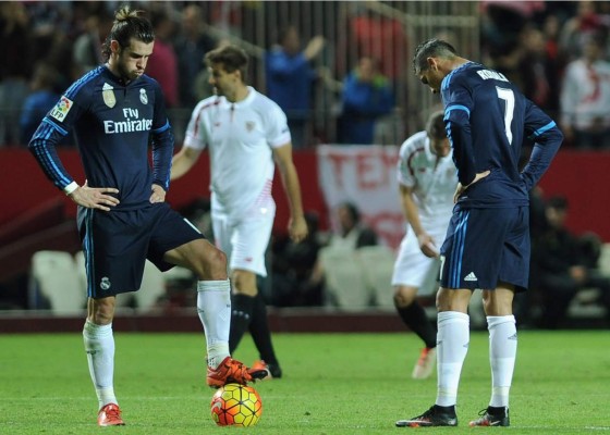 Real Madrid pierde el invicto y liderato en casa del Sevilla