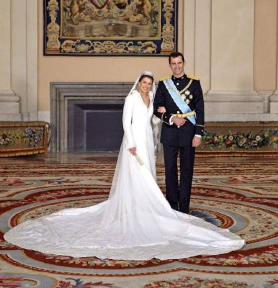 4. Letizia de España<br/><br/>Se casó con el Príncipe Felipe el 22 de mayo de 2004