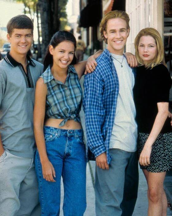 “Dawson’s Creek” fue una exitosa serie adolescente. Es protagonizada por James Van Der Beek, Joshua Jackson, Katie Holmes y Michelle Williams.