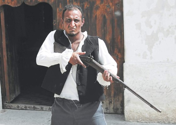 Comayagua, sede del rodaje de 'Morazán, la película”