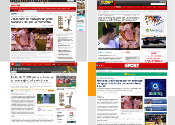 Indignada la prensa española por la sanción a Jonathan Mejía