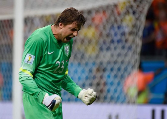 Portero holandés Tim Krul revela secreto en la tanda de penales