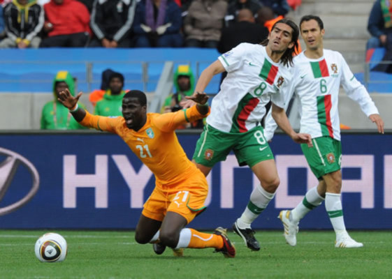Costa de Marfil y Portugal no se hicieron daño