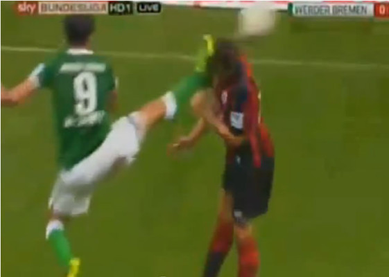 Vídeo: Di Santo hace del fútbol un kung fu