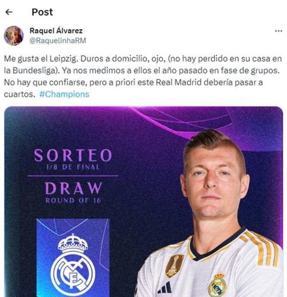 Futbolista “amenaza” al Real Madrid tras sorteo de Champions