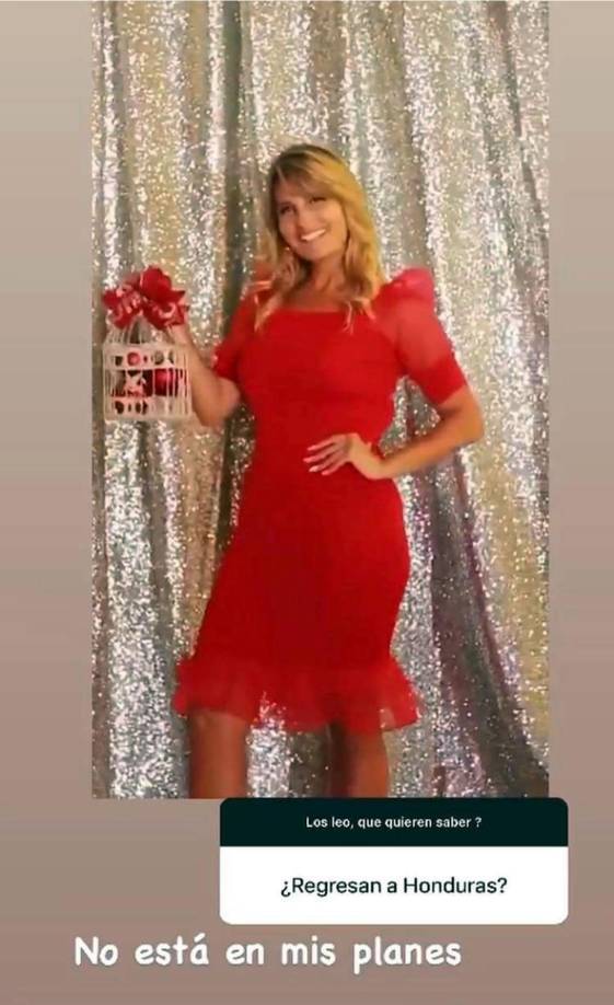 La hermosa uruguaya no tiene planes de regresar a Honduras, de donde quedó muy enamorada.