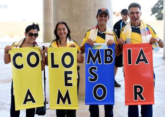 Colombia uniformada para apoyar a la selección en el Mundial