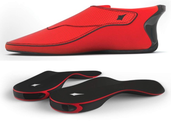 Zapatos inteligentes que marcan el camino
