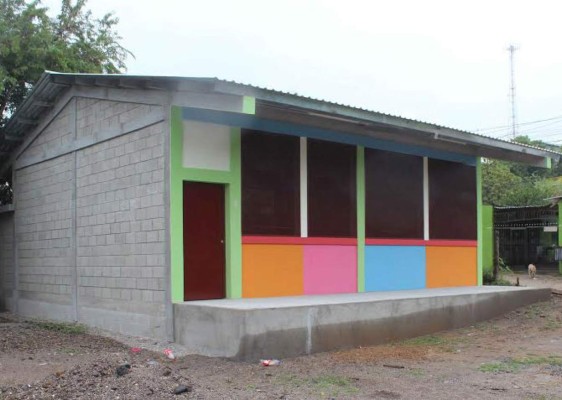 Invierten L540,000 en jardín de niños en colonia Buena Vista, de Villanueva