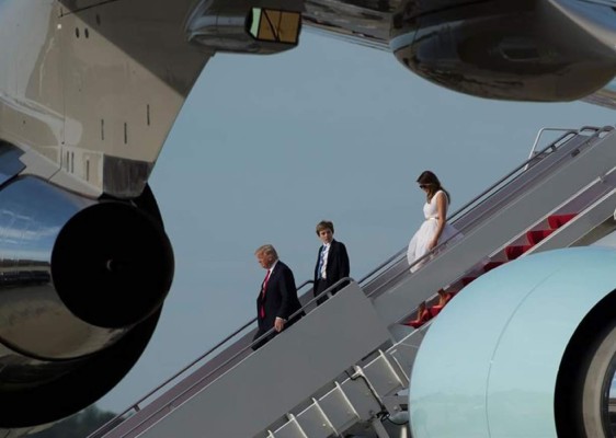 El avión de Trump podría ser multado en Bruselas por exceso de ruido
