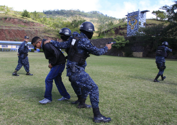 Policía Tigres hará su presentación en la toma de posesión de Juan Orlando