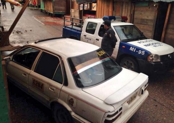 De varios disparos matan a taxista en Tegucigalpa