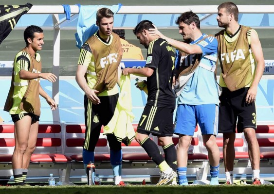 Villa se retira de la selección de España entre lágrimas
