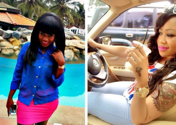 Modelo africana se blanquea la piel