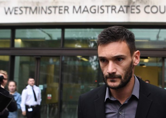 Lloris condenado a 20 meses sin poder conducir por manejar ebrio