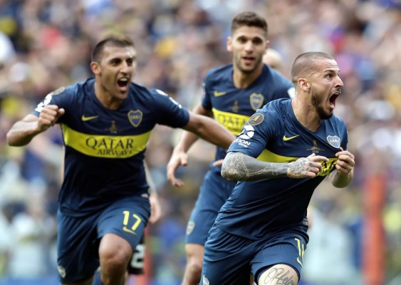 Boca Juniors y River Plate empataron en la ida de la final de la Copa Libertadores