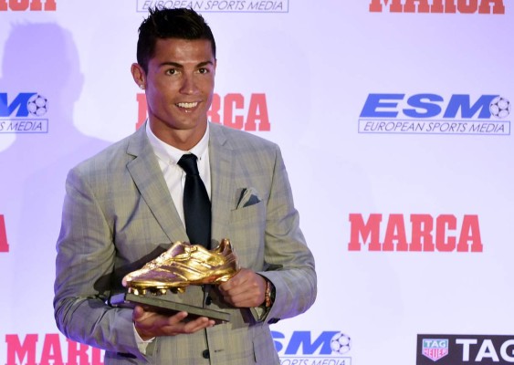 Cristiano Ronaldo recibe su cuarta Bota de Oro