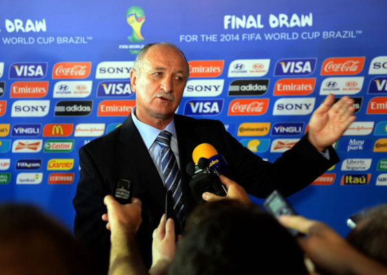 Scolari se ve con Brasil en la final del Mundial 2014