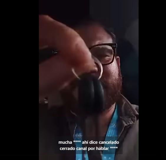 ¿Quién es Christian Rowe, el periodista al que un correligionario de Libre le cerró el canal?