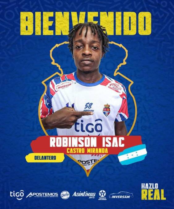 Real Juventud anunció el fichaje del delantero Robinson Castro.