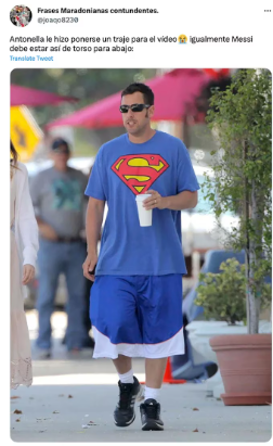 Las redes sociales no perdonaron y los jocosos memes no tardaron. Así se burlaron del astro argentino.