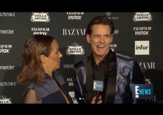 Jim Carrey se volvió 'loco' en una entrevista