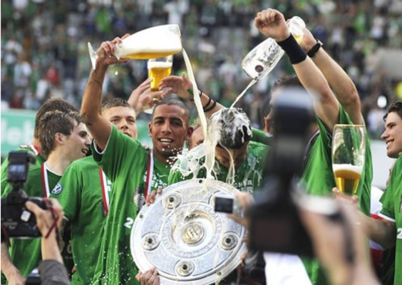 Wolfsburgo campeón de la Bundesliga, primera vez
